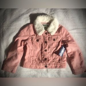 NWT. Brand: Osh Kosh B’gosh / Size: 3T adorable pink corduroy jacket for giirl